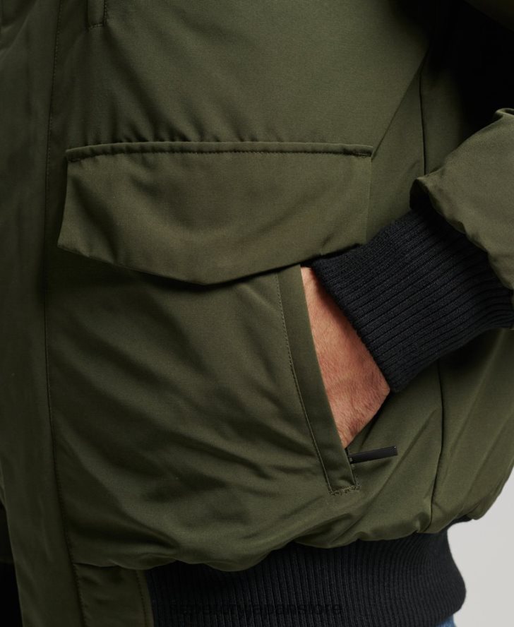 エベレスト ボンバージャケット 男性 Superdry 衣類 緑 2J62PZ4497