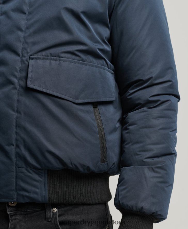 エベレスト ボンバージャケット 男性 Superdry 衣類 海軍 2J62PZ4500