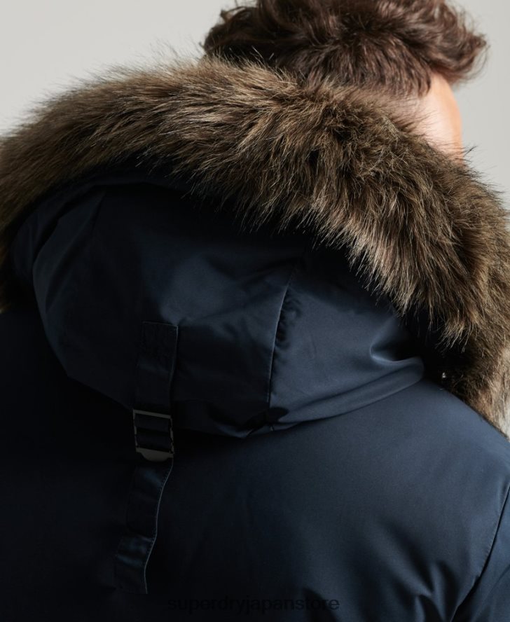 エベレスト ボンバージャケット 男性 Superdry 衣類 海軍 2J62PZ4500