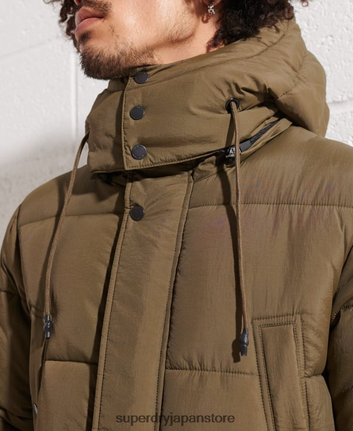 エクスペディション パッド入りパーカーコート 男性 Superdry 衣類 カーキ 2J62PZ4502