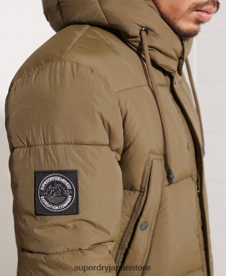エクスペディション パッド入りパーカーコート 男性 Superdry 衣類 カーキ 2J62PZ4502
