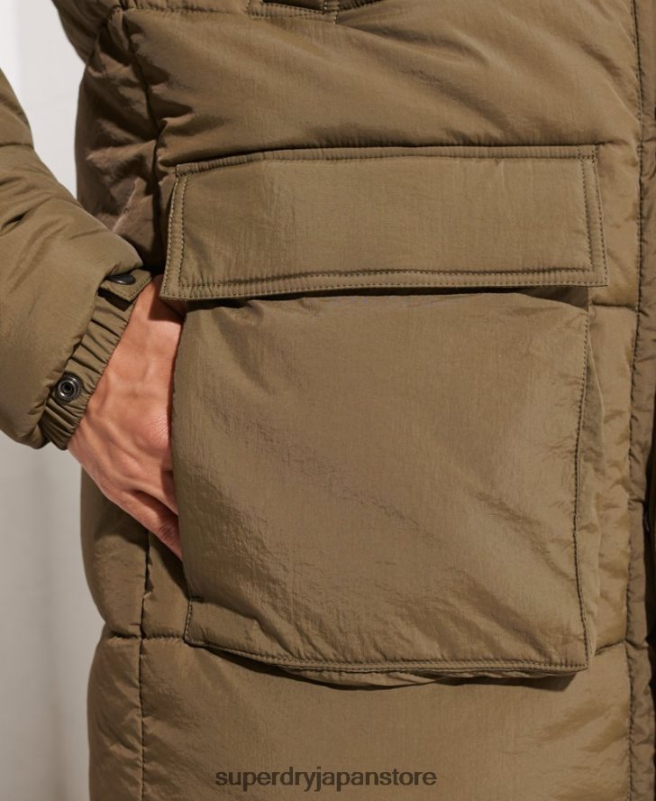 エクスペディション パッド入りパーカーコート 男性 Superdry 衣類 カーキ 2J62PZ4502