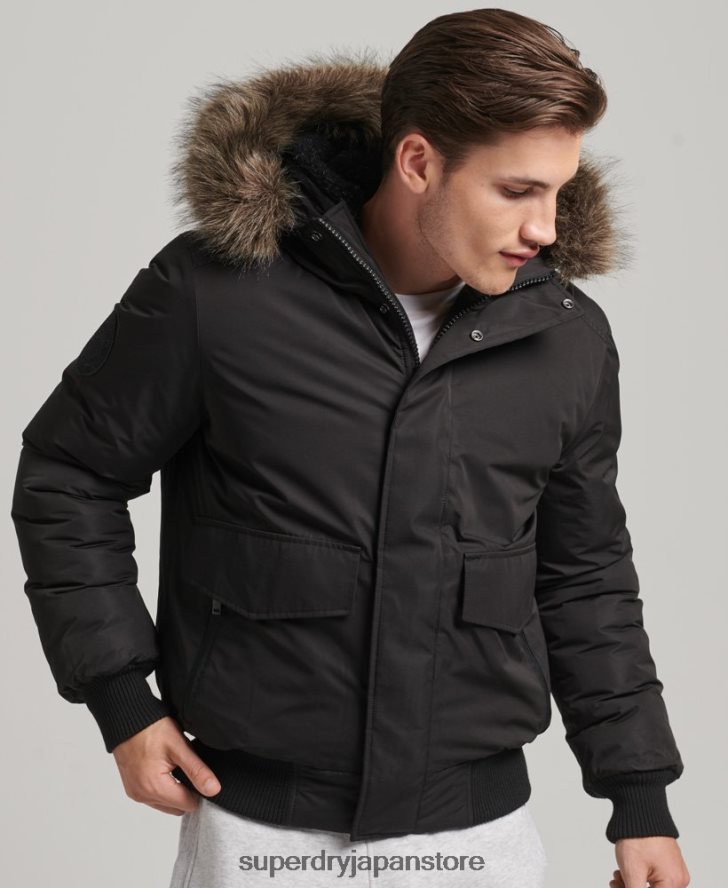 エベレスト ボンバージャケット 男性 Superdry 衣類 濃い灰色 2J62PZ4503