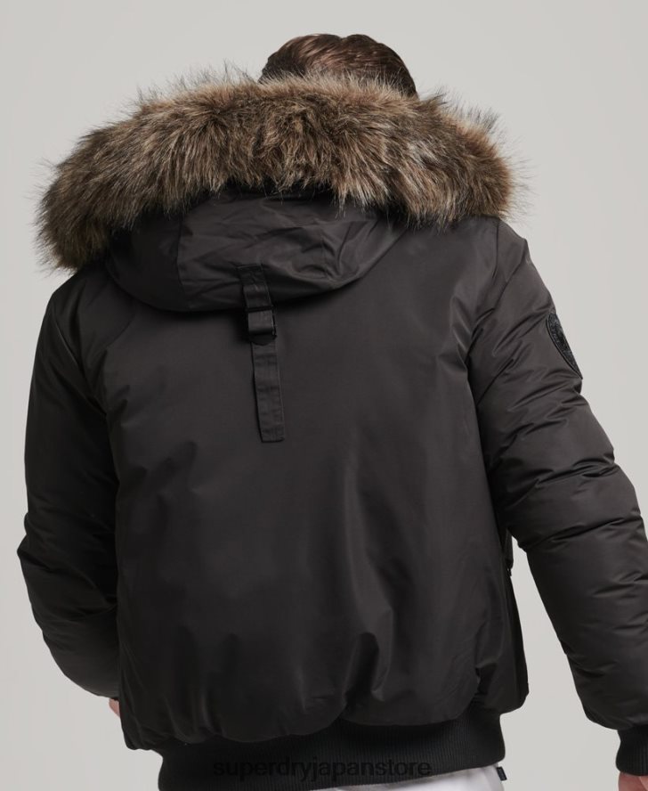 エベレスト ボンバージャケット 男性 Superdry 衣類 濃い灰色 2J62PZ4503