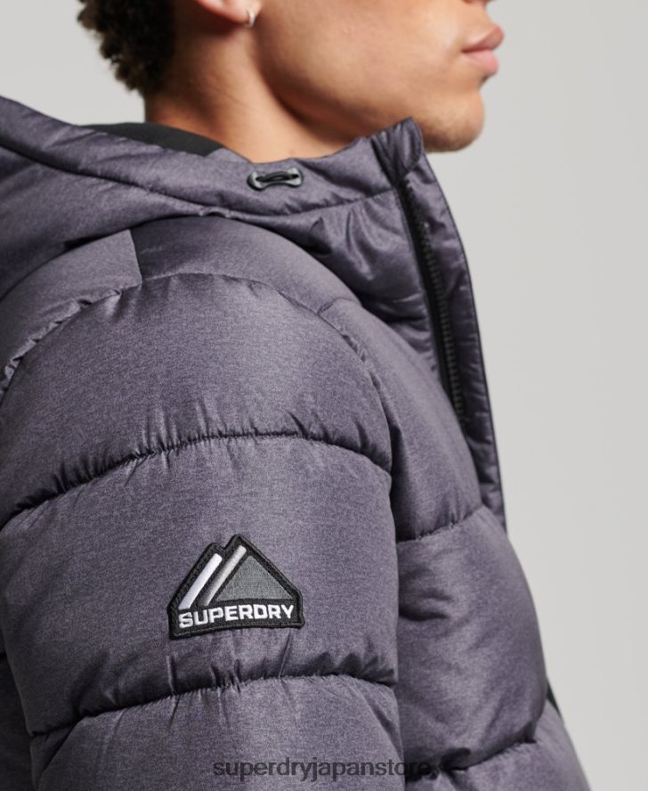 スポーツフグ 男性 Superdry 衣類 濃い灰色 2J62PZ4508