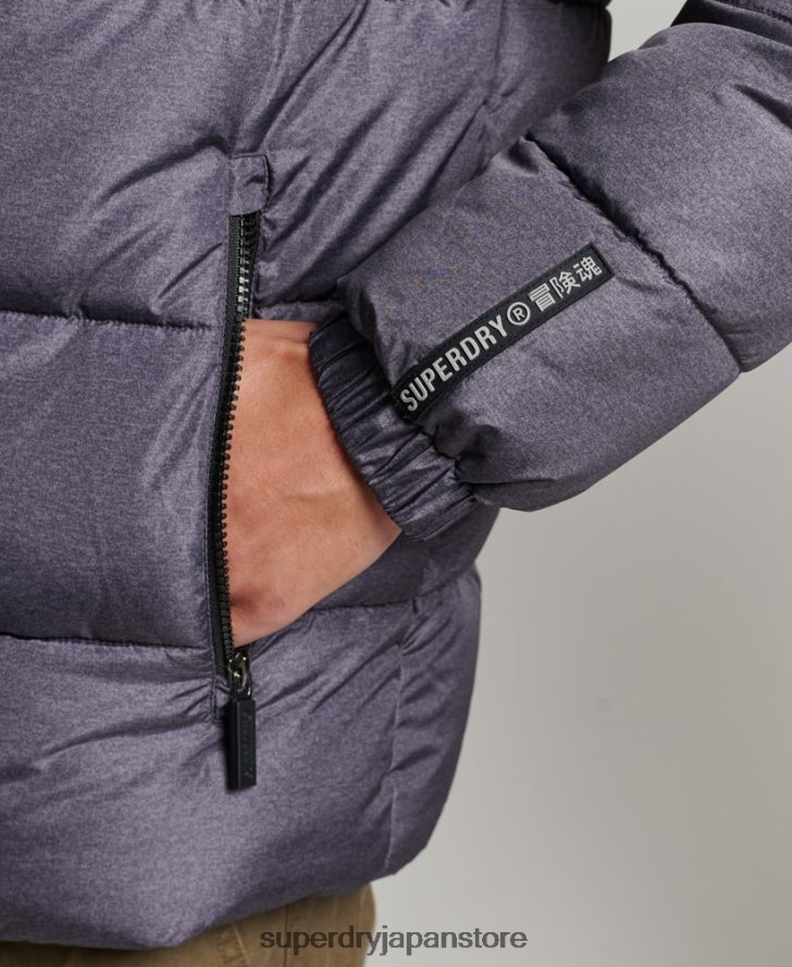 スポーツフグ 男性 Superdry 衣類 濃い灰色 2J62PZ4508