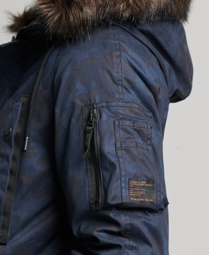 オリジナル＆ヴィンテージパーカーコート 男性 Superdry 衣類 海軍 2J62PZ4509