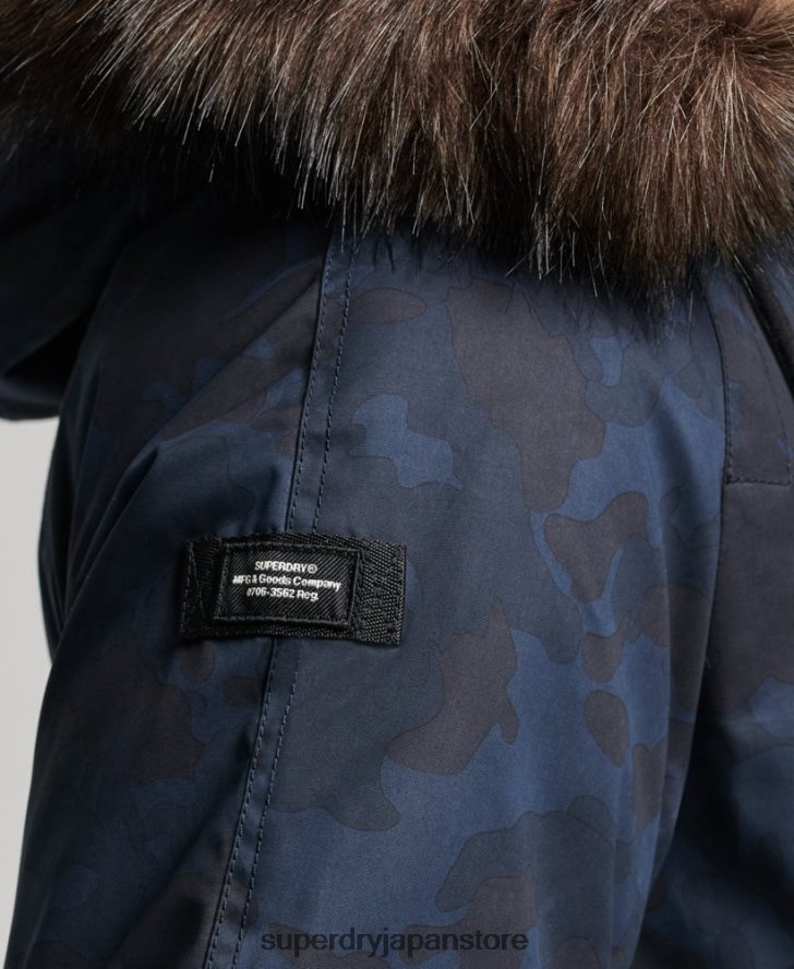 オリジナル＆ヴィンテージパーカーコート 男性 Superdry 衣類 海軍 2J62PZ4509