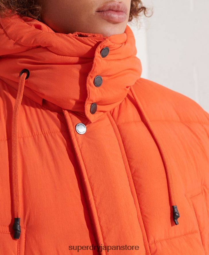 エクスペディション パッド入りパーカーコート 男性 Superdry 衣類 オレンジ 2J62PZ4511