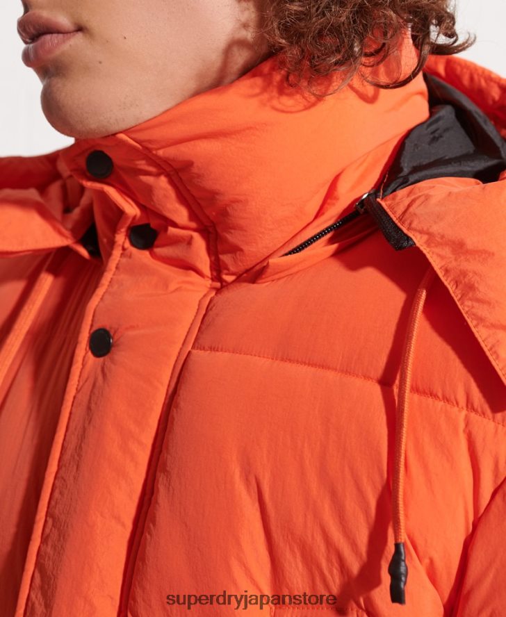 エクスペディション パッド入りパーカーコート 男性 Superdry 衣類 オレンジ 2J62PZ4511