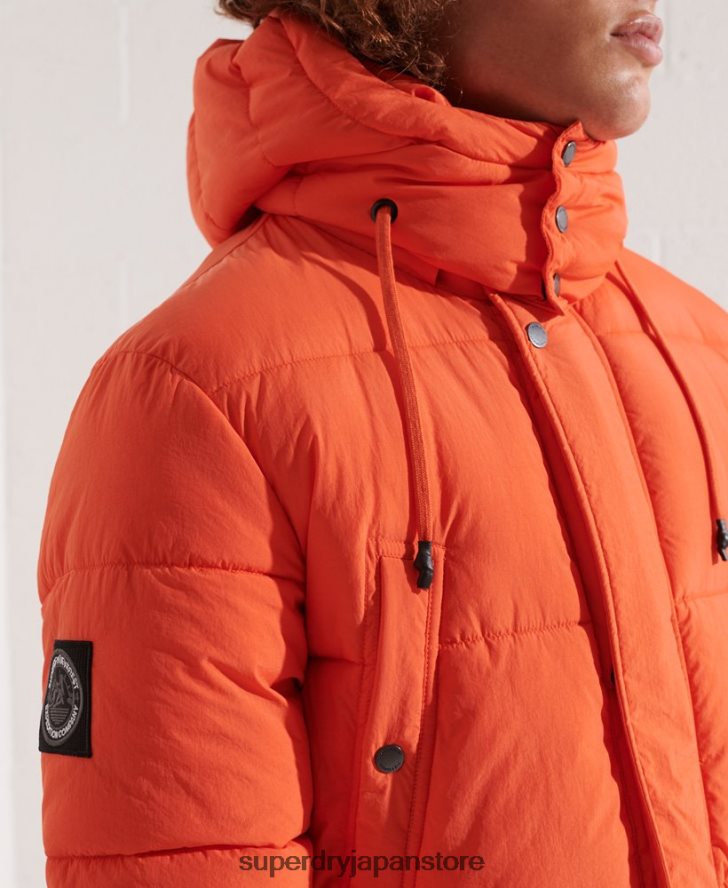 エクスペディション パッド入りパーカーコート 男性 Superdry 衣類 オレンジ 2J62PZ4511