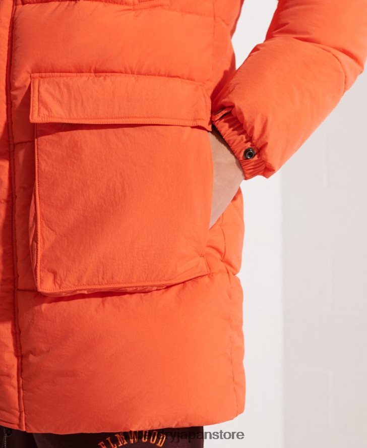 エクスペディション パッド入りパーカーコート 男性 Superdry 衣類 オレンジ 2J62PZ4511