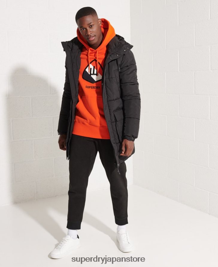 エクスペディション パッド入りパーカーコート 男性 Superdry 衣類 黒 2J62PZ4512