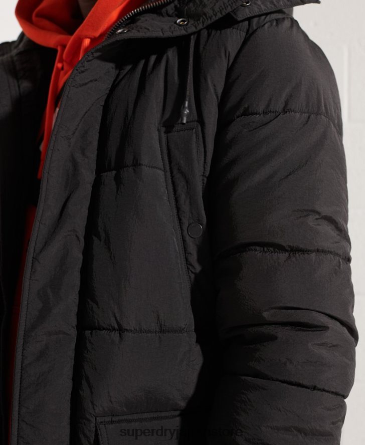 エクスペディション パッド入りパーカーコート 男性 Superdry 衣類 黒 2J62PZ4512
