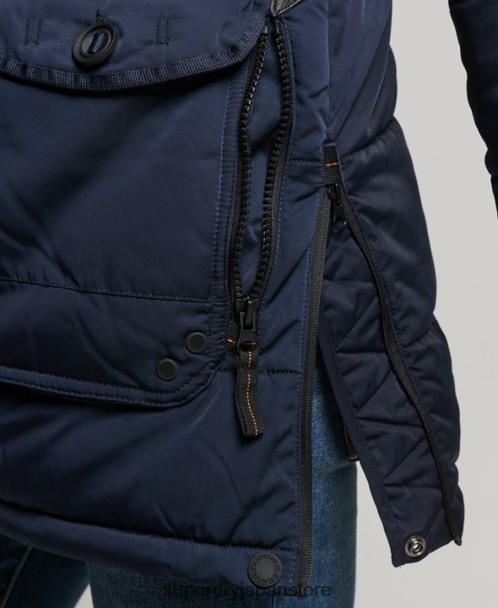 チヌークパーカーコート 男性 Superdry 衣類 海軍 2J62PZ4514