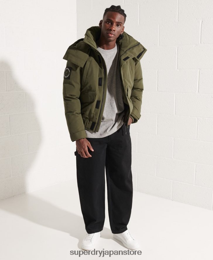 エベレスト ボンバージャケット 男性 Superdry 衣類 カーキ 2J62PZ4518
