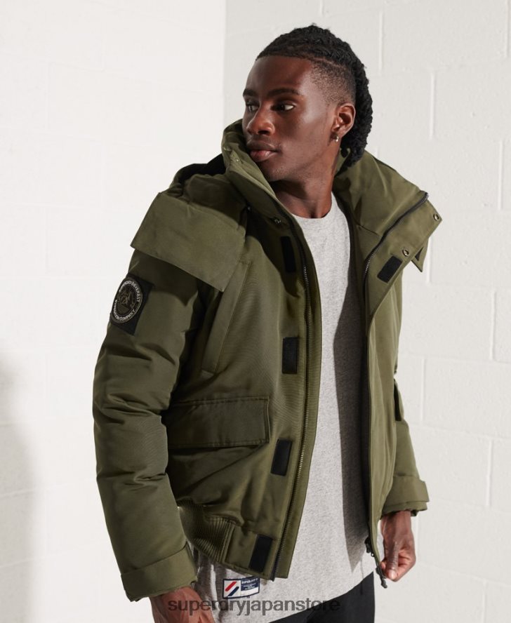 エベレスト ボンバージャケット 男性 Superdry 衣類 カーキ 2J62PZ4518