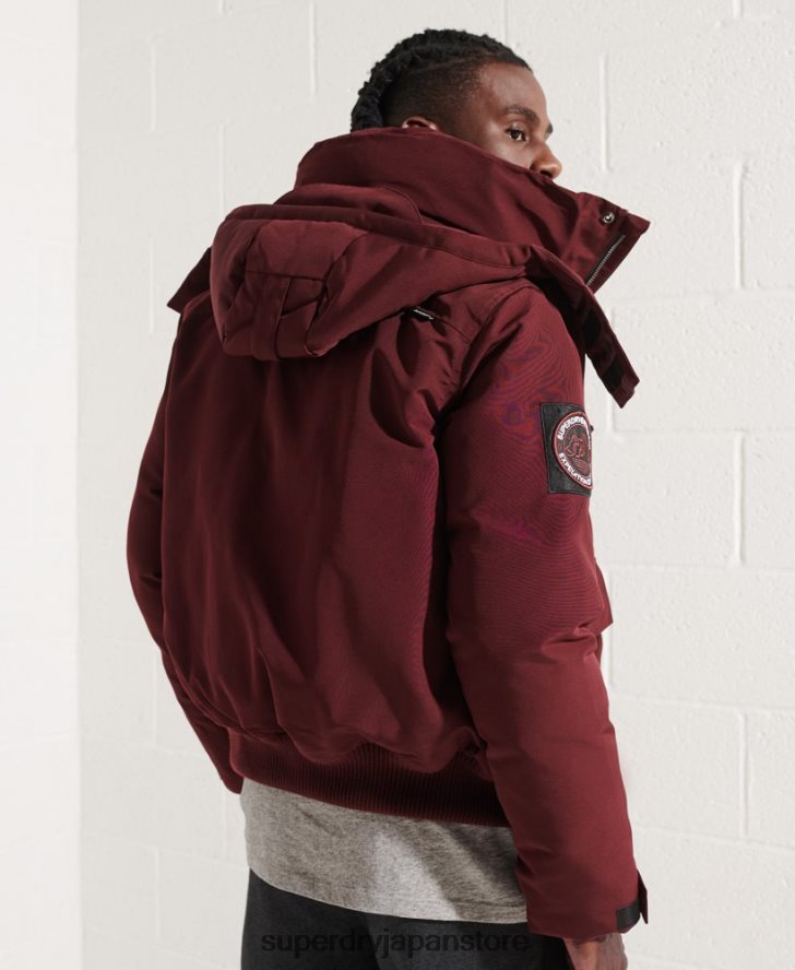 エベレスト ボンバージャケット 男性 Superdry 衣類 赤 2J62PZ4523