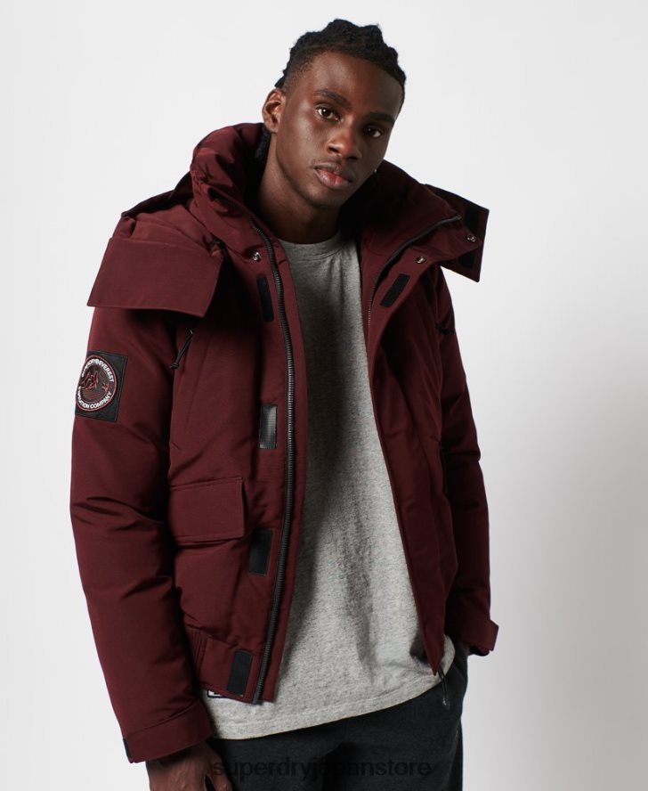 エベレスト ボンバージャケット 男性 Superdry 衣類 赤 2J62PZ4523