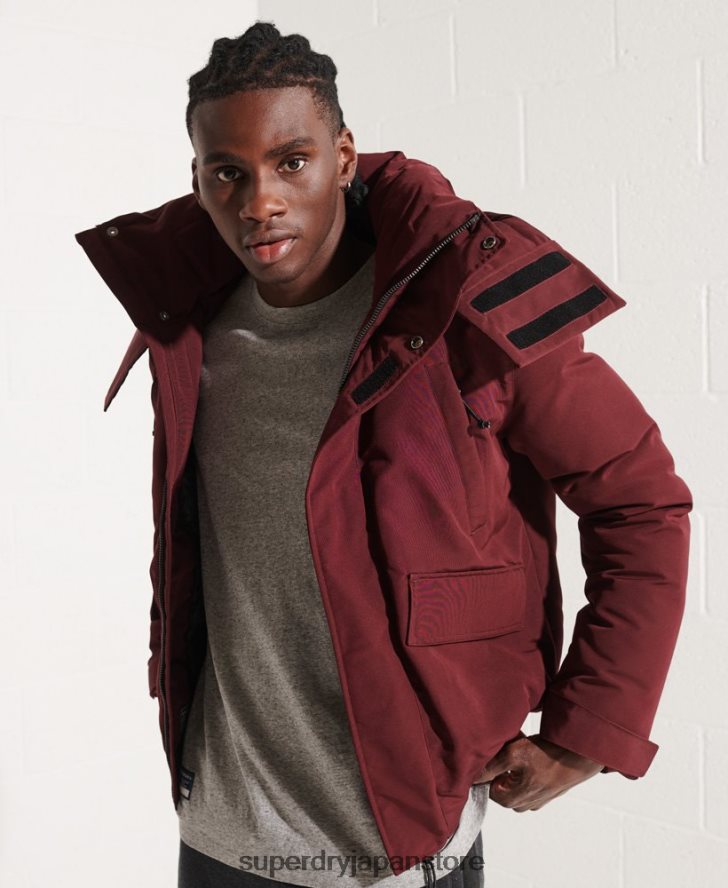 エベレスト ボンバージャケット 男性 Superdry 衣類 赤 2J62PZ4523