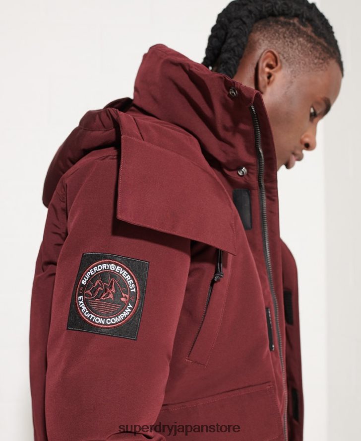エベレスト ボンバージャケット 男性 Superdry 衣類 赤 2J62PZ4523