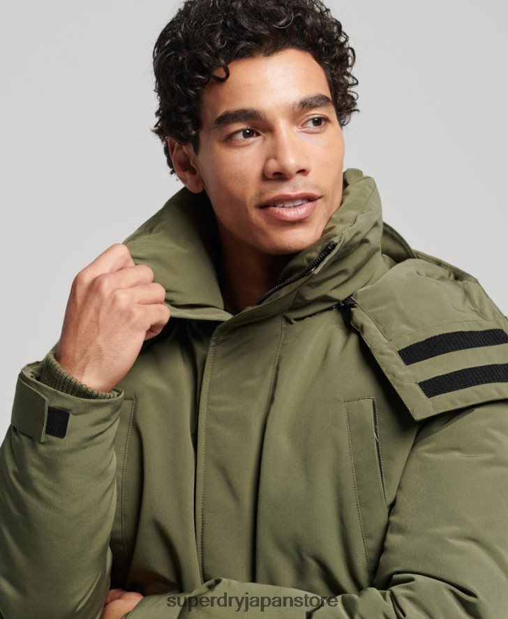 エクスペディション エベレスト ボンバー パデッド ジャケット 男性 Superdry 衣類 カーキ 2J62PZ4524
