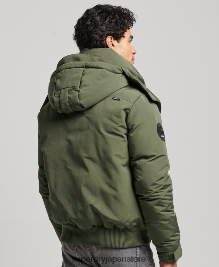 エクスペディション エベレスト ボンバー パデッド ジャケット 男性 Superdry 衣類 カーキ 2J62PZ4524