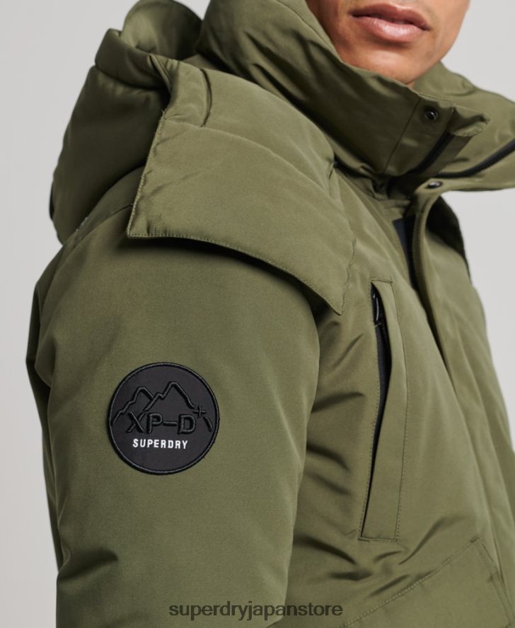エクスペディション エベレスト ボンバー パデッド ジャケット 男性 Superdry 衣類 カーキ 2J62PZ4524
