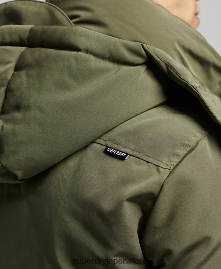 エクスペディション エベレスト ボンバー パデッド ジャケット 男性 Superdry 衣類 カーキ 2J62PZ4524