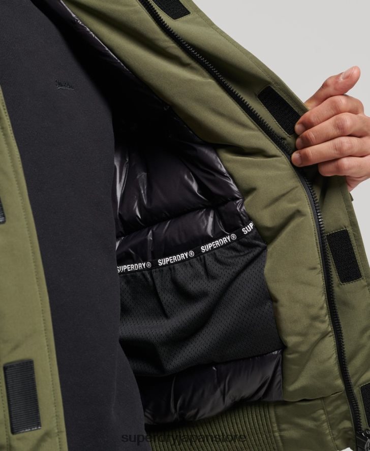 エクスペディション エベレスト ボンバー パデッド ジャケット 男性 Superdry 衣類 カーキ 2J62PZ4524