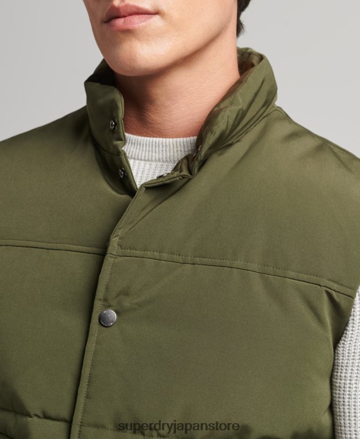 ヴィンテージマウンテンジレ 男性 Superdry 衣類 緑 2J62PZ4529