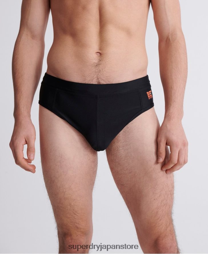 水泳パンツ 男性 Superdry 衣類 黒 2J62PZ453