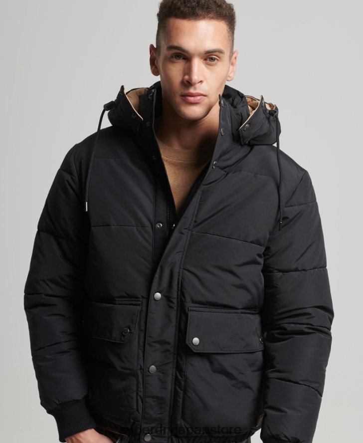 マウンテンパファージャケット 男性 Superdry 衣類 濃紺 2J62PZ4533