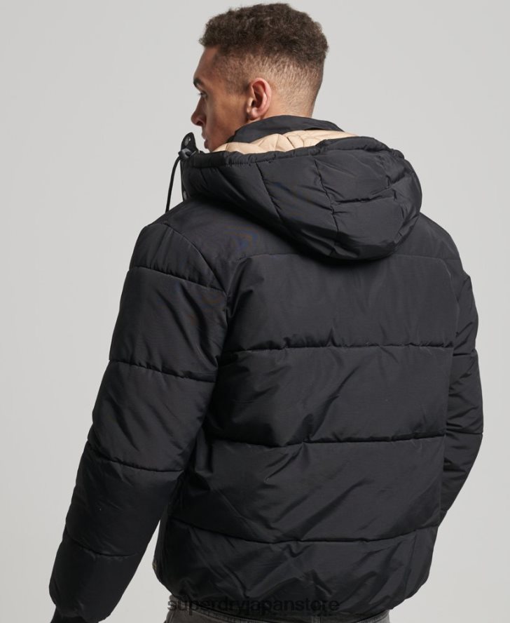 マウンテンパファージャケット 男性 Superdry 衣類 濃紺 2J62PZ4533