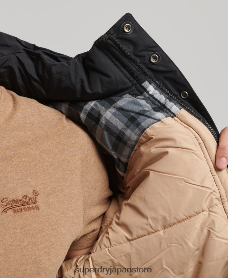 マウンテンパファージャケット 男性 Superdry 衣類 濃紺 2J62PZ4533