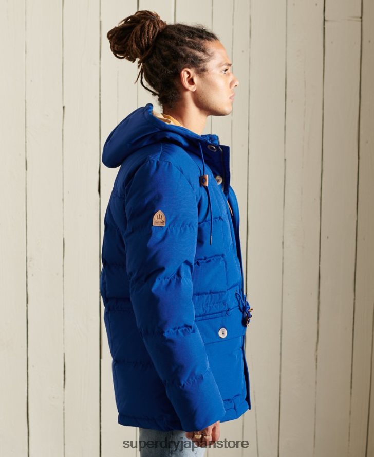 山岳遠征パーカーコート 男性 Superdry 衣類 青 2J62PZ4537