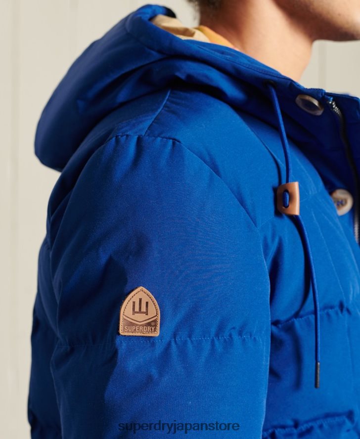 山岳遠征パーカーコート 男性 Superdry 衣類 青 2J62PZ4537