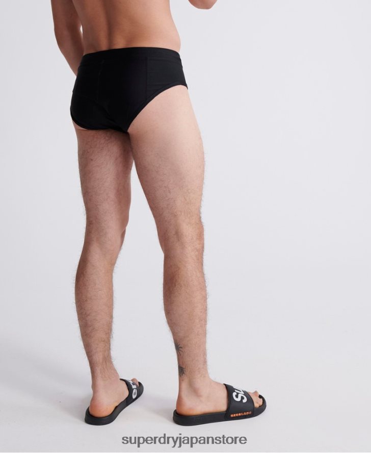 水泳パンツ 男性 Superdry 衣類 黒 2J62PZ453