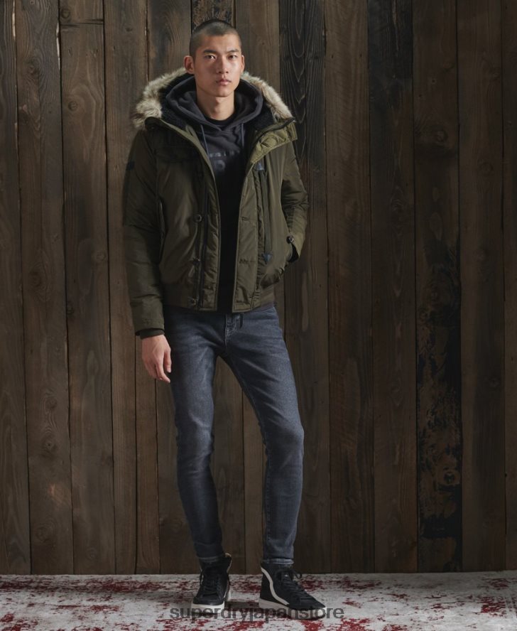 チヌーク レスキュー ボンバー ジャケット 男性 Superdry 衣類 カーキ 2J62PZ4541
