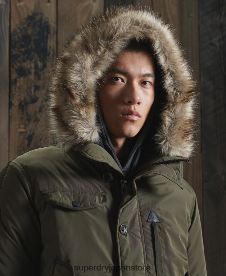 チヌーク レスキュー ボンバー ジャケット 男性 Superdry 衣類 カーキ 2J62PZ4541