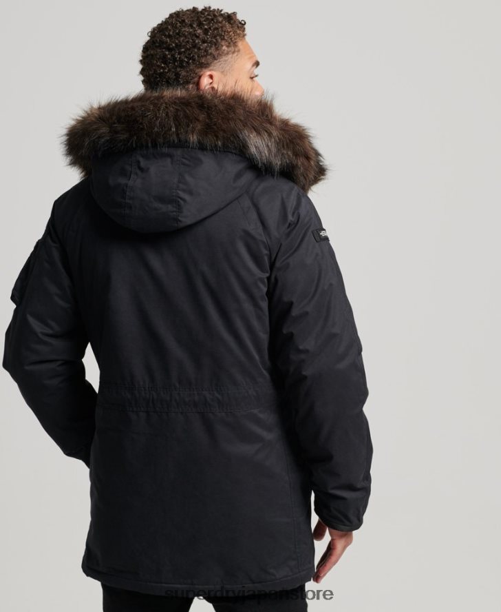 オリジナル＆ヴィンテージパーカーコート 男性 Superdry 衣類 黒 2J62PZ4542