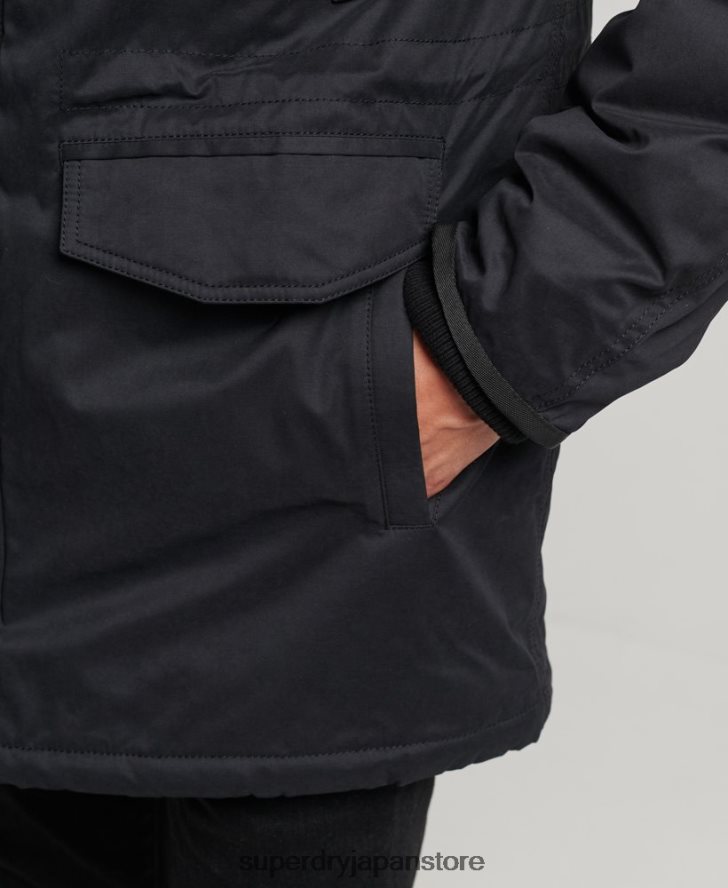 オリジナル＆ヴィンテージパーカーコート 男性 Superdry 衣類 黒 2J62PZ4542