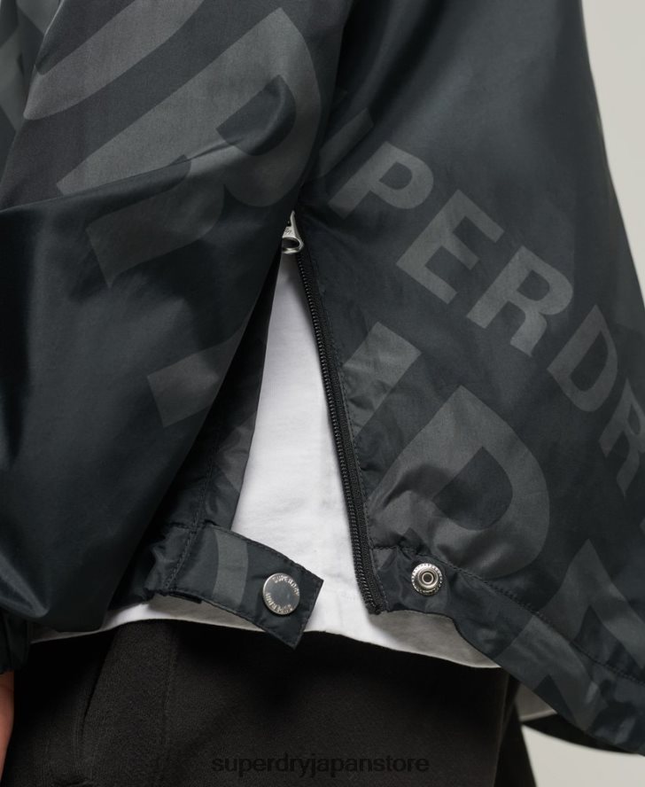 エッセンシャルグラフィック カジュアルジャケット 男性 Superdry 衣類 黒 2J62PZ4550