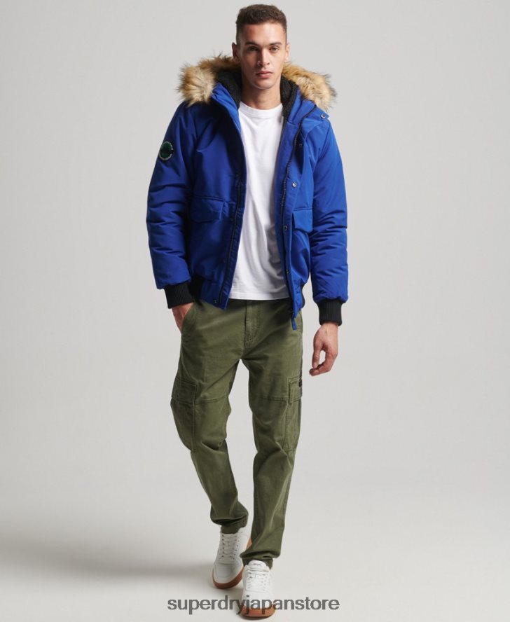 エベレスト ボンバージャケット 男性 Superdry 衣類 青 2J62PZ4558