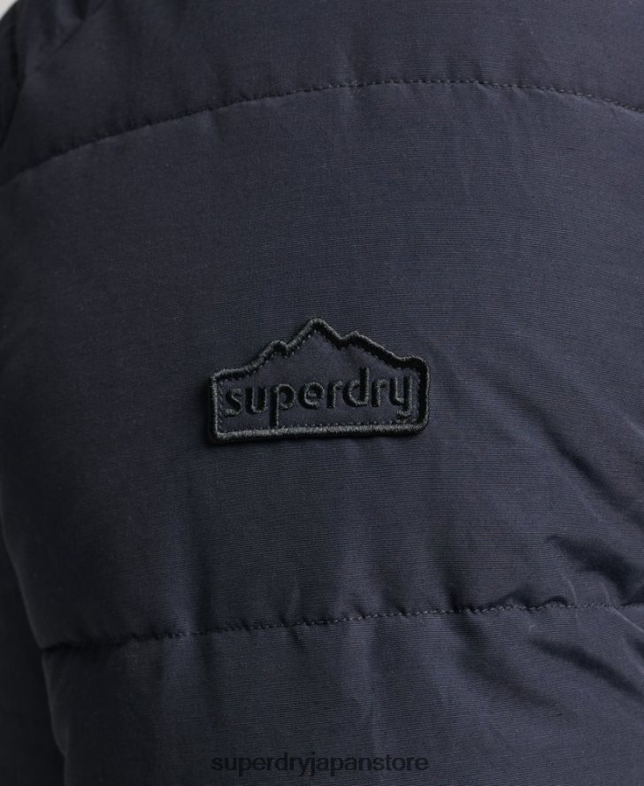 マウンテンパファージャケット 男性 Superdry 衣類 海軍 2J62PZ4559