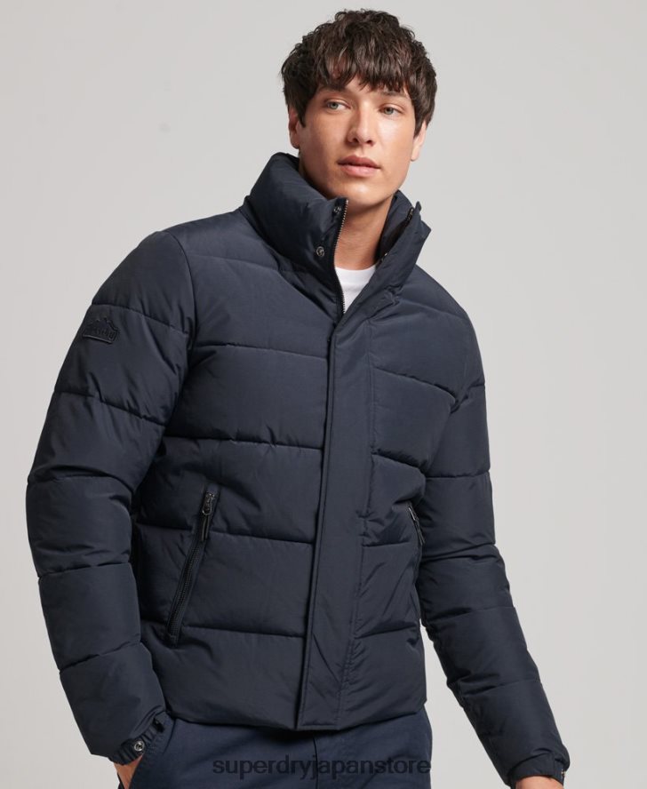 レトロなダウンジャケット 男性 Superdry 衣類 海軍 2J62PZ4561