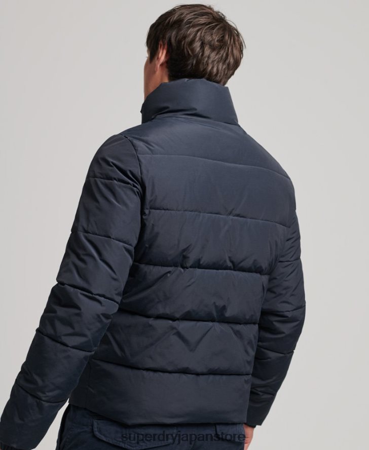レトロなダウンジャケット 男性 Superdry 衣類 海軍 2J62PZ4561
