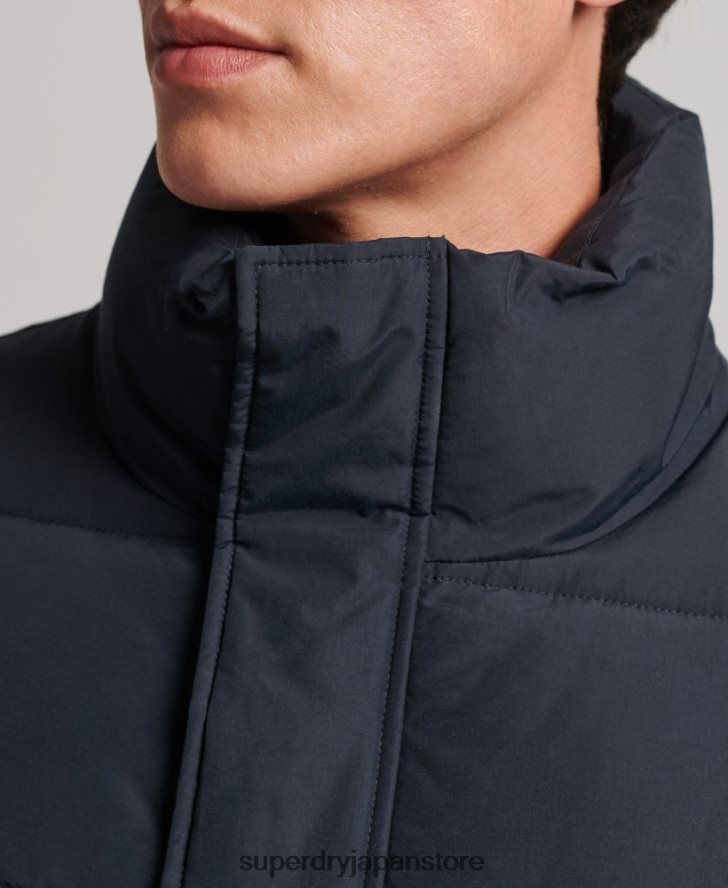 レトロなダウンジャケット 男性 Superdry 衣類 海軍 2J62PZ4561
