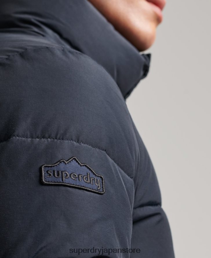レトロなダウンジャケット 男性 Superdry 衣類 海軍 2J62PZ4561