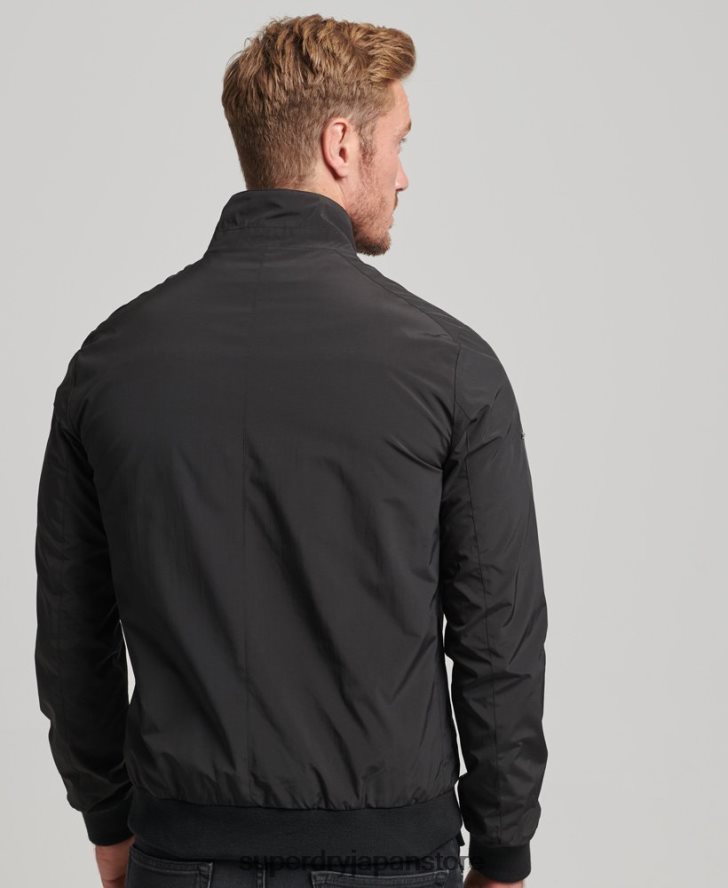 ハリントンジャケット 男性 Superdry 衣類 黒 2J62PZ4563